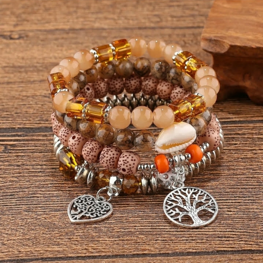 Beaded bracelets sets